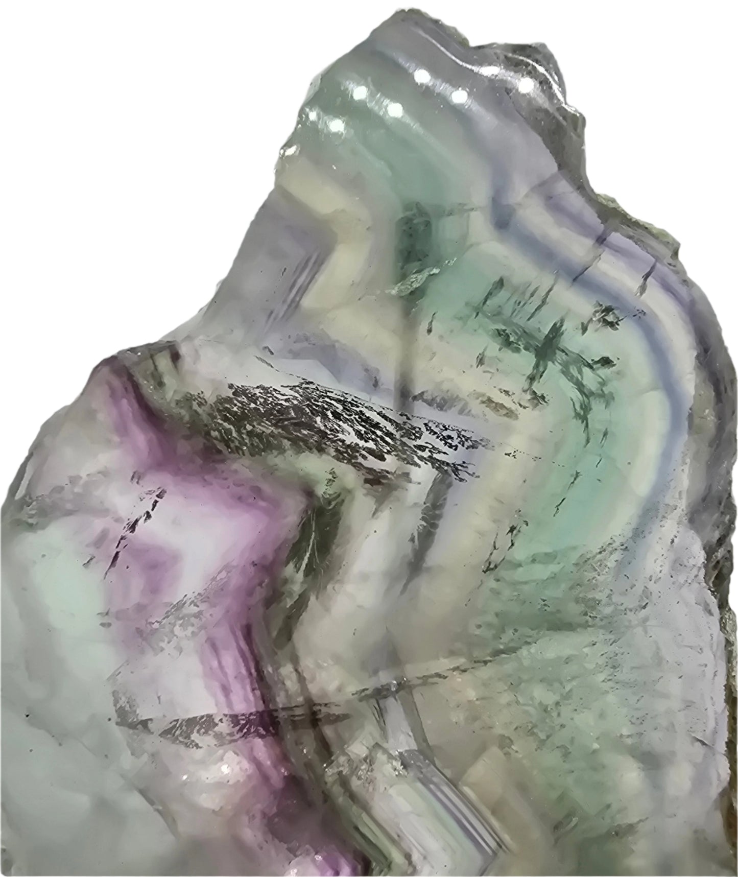 RAINBOW FLUORITE SLAB #5