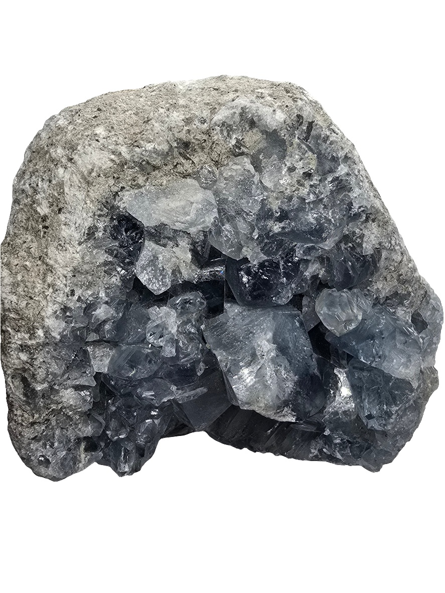 CELESTITE CLUSTER DECOR SPECIMEN