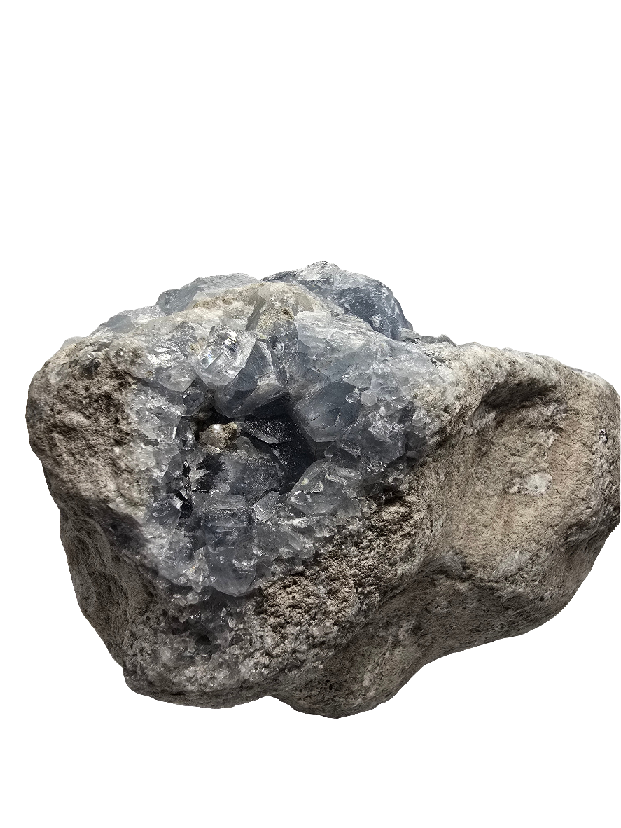 CELESTITE CLUSTER DECOR SPECIMEN