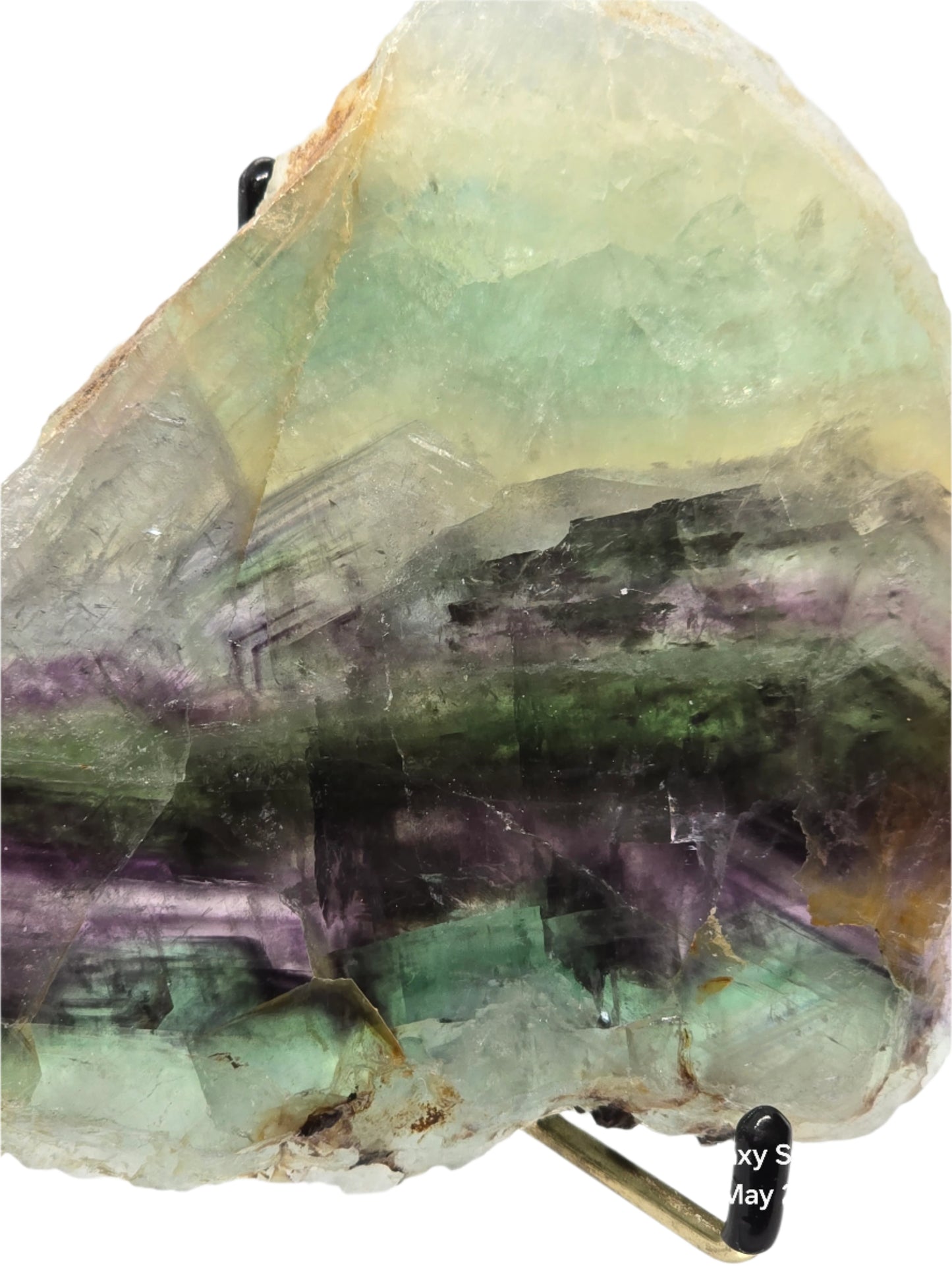 RAINBOW FLUORITE SLAB #2