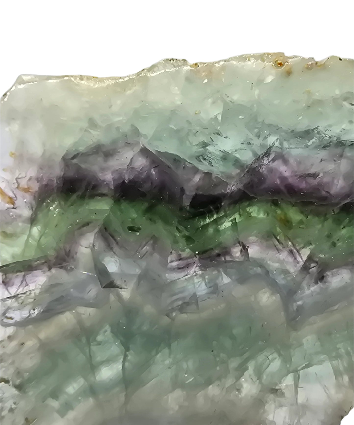 RAINBOW FLUORITE SLAB #8