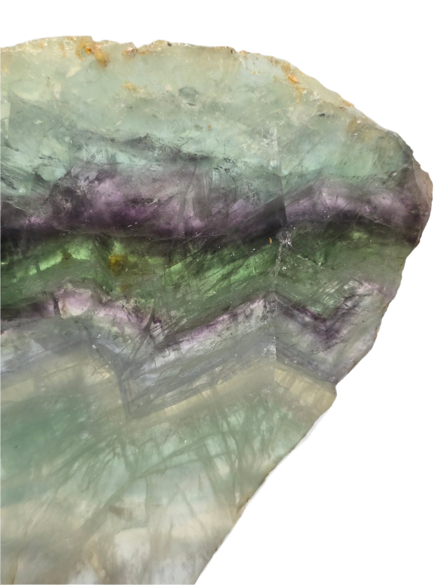 RAINBOW FLUORITE SLAB #8