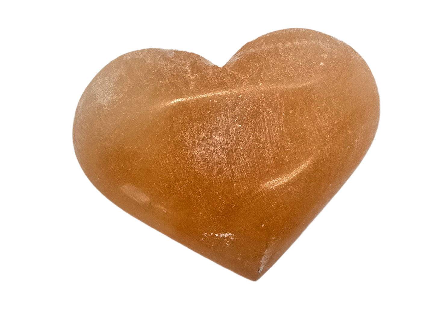 SUNSET SELENITE PALM STONES