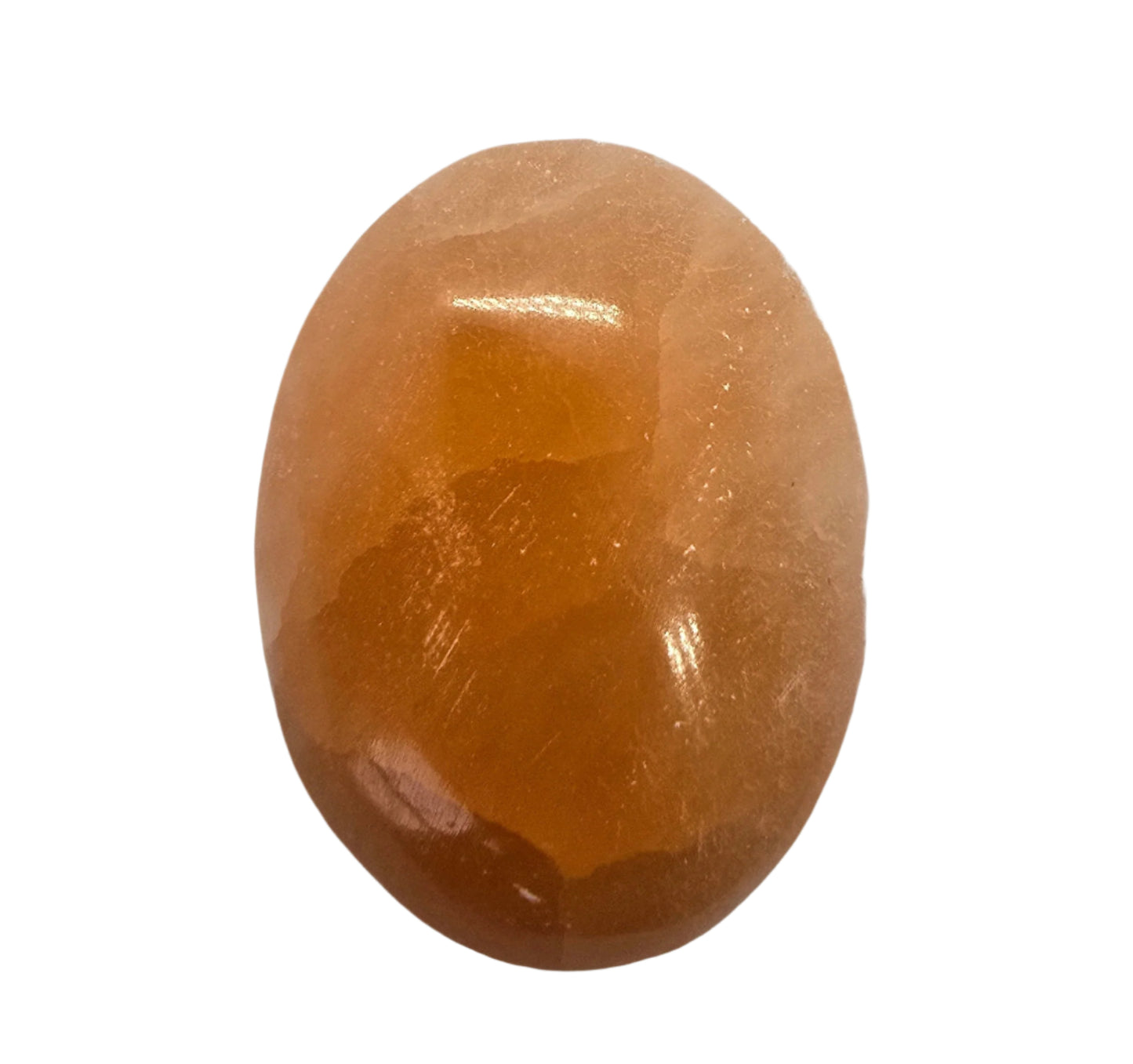 SUNSET SELENITE PALM STONES