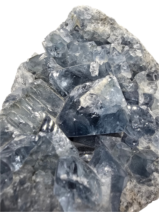 CELESTITE CLUSTER DECOR SPECIMEN