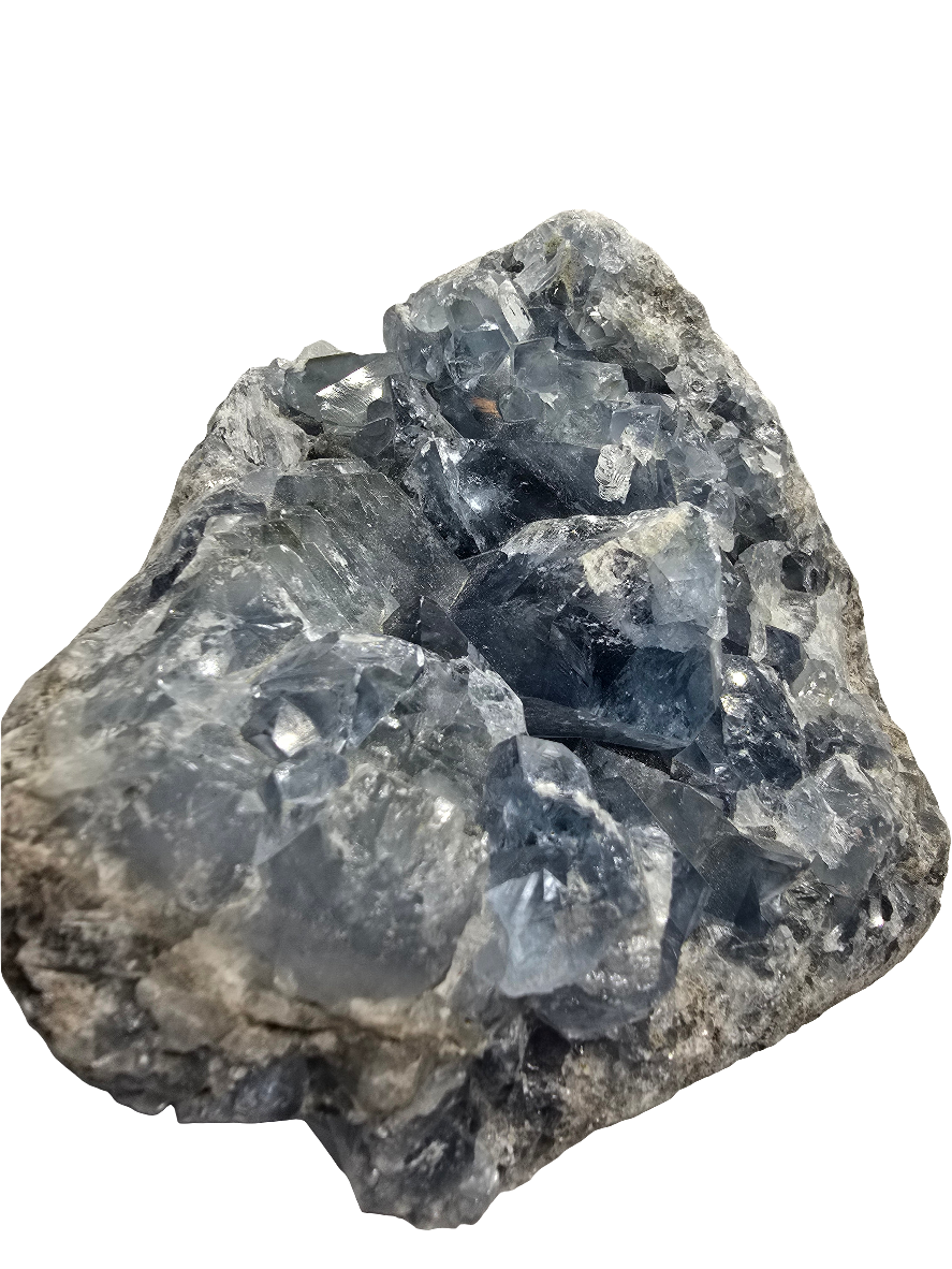 CELESTITE CLUSTER DECOR SPECIMEN