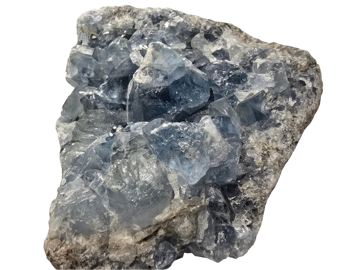 CELESTITE CLUSTER DECOR SPECIMEN